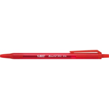 Długopis BIC Round Stic Clic czerwony