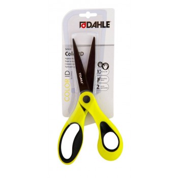 Nożyczki Dahle Color ID, 21cm żółte