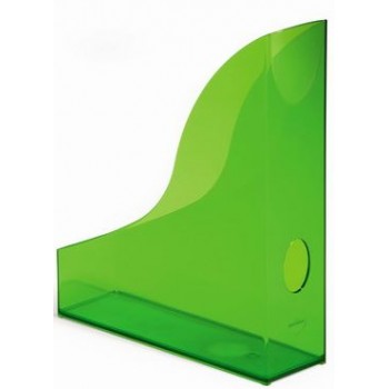 Pojemnik na katalogi Durable Basic zielony przeźroczysty