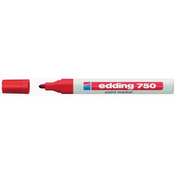 Marker olejowy Edding 750 czerwony