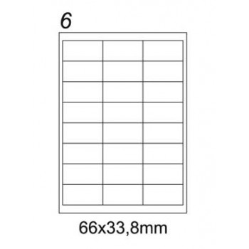 Etykiety samoprzylepne Emerson A4 66x33,8mm