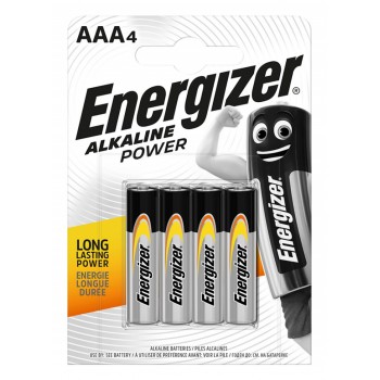 Baterie Energizer Alkaline Power AAA, 4 szt.