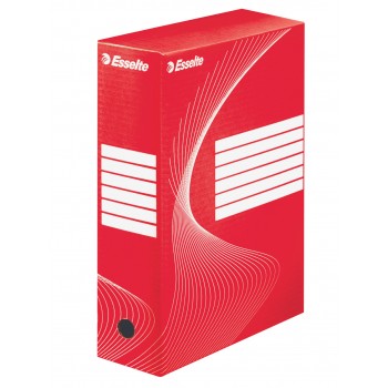 Pudło archiwizacyjne Esselte Boxy 100mm A4 czerwone
