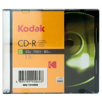 Płyty CD-R Kodak 700MB slim 5 szt.