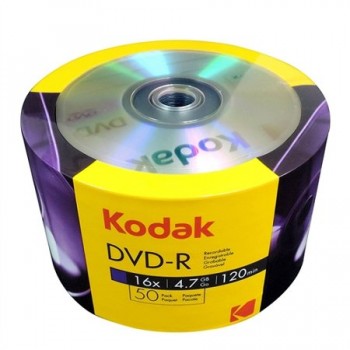 Płyty DVD-R Kodak 4,7GB spindle 50szt.