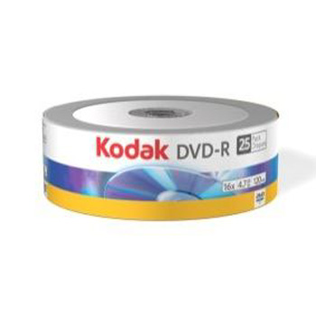 Płyty DVD-R Kodak 4,7GB spindle 25 szt