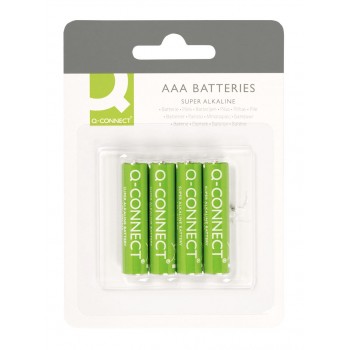 Baterie Q-Connect AAA, R03, 4 sztuki