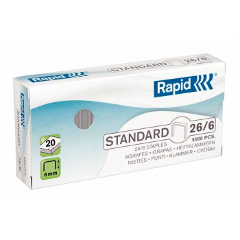 Zszywki Rapid Standard 26/6, 5000 sztuk