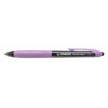 Długopis Stabilo Performer+ czarno-fioletowy