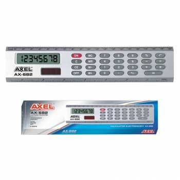 Kalkulator Starpak AX-682 z linijką