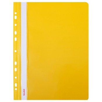 Skoroszyt twardy zawieszkowy Biurfol A4, żółty