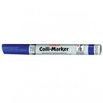 Marker permanentny Herlitz Colli-Marker, niebieski