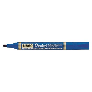 Marker permanentny Pentel N860 ścięty niebieski