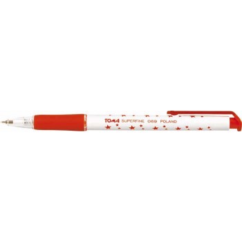 Długopis automatyczny Toma Superfine 069 czerwony