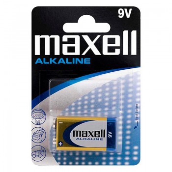 Bateria Maxell alkaliczna 9V, 6LR61, 1 sztuka