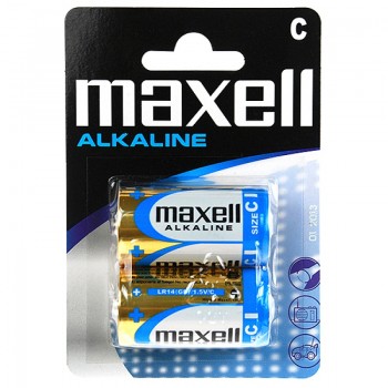 Baterie Maxell alkaliczne LR14, 2 sztuki