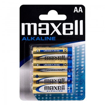 Baterie Maxell AA, LR6, 4 sztuki