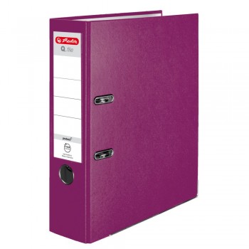 Segregator Herlitz Q. File Standard A4/80mm, jagodowy