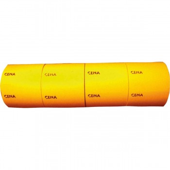 Etykieta cenowa typ B, 27mm x 50mm, pomarańczowa