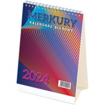 Kalendarz biurkowy Telegraph Merkury 2024, 152x225mm