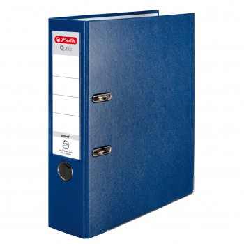 Segregator Herlitz Q. File Standard A4/80mm, niebieski