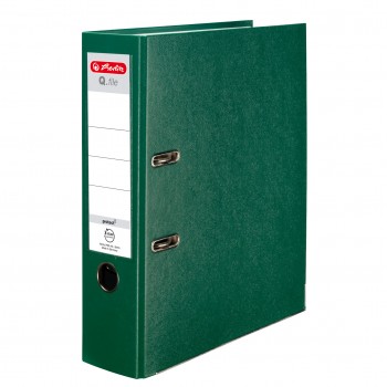 Segregator Herlitz Q. File Standard A4/80mm, zielony