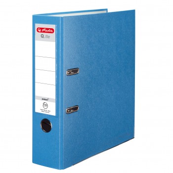 Segregator Herlitz Q. File Standard A4/80mm, aqua