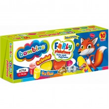 Farby plakatowe Bambino Extra 10 kolorów 20ml 