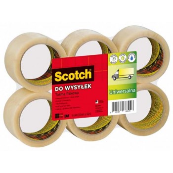 Taśma pakowa Scotch 371 50/66 3M przeźroczysta