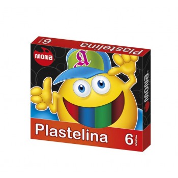 Plastelina Mona 6 kolorów