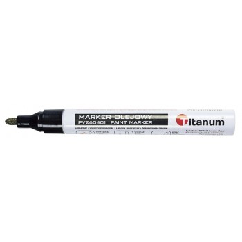 Marker olejowy Titanum 1,5mm, czarny