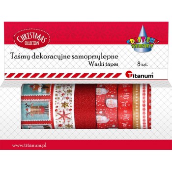 Taśma dekoracyjna Titanum Craft-Fun Xmass, 8 sztuk