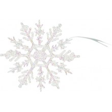 Śnieżynka plastikowa Titanum Craft-Fun Series 105mm, 8 sztuk