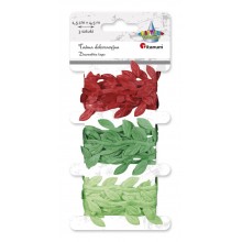 Wstążka Titanum Craft-fun Series liście 22mm/4,5m