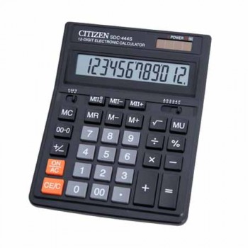 Kalkulator Citizen SDC 444S, 12-cyfrowy, 199x153mm
