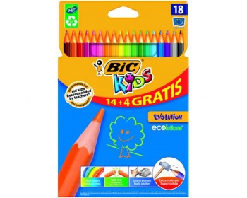 Kredki ołówkowe BIC Evolution 18 kolorów