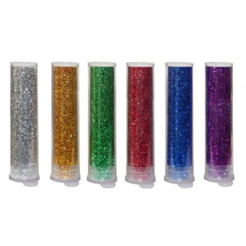 Brokat metaliczny Titanum 6x4,5g mix kolor