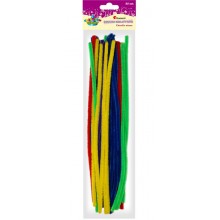 Druciki dekoracyjne 0,8x30 cm, 25 sztuk, mix kolor