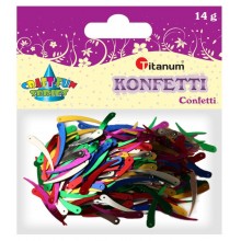 Konfetti łezki 33x4 mm, 14g mix kolor