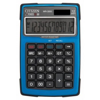 Kalkulator wodoodporny Citizen WR-3000, 152x105mm