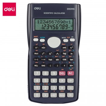 Kalkulator naukowy Deli D82MS 12-cyfrowy, granatowy