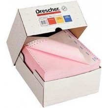 Papier komputerowy Drescher 240x12"1+1/nadruk, kolor, 900 skł.