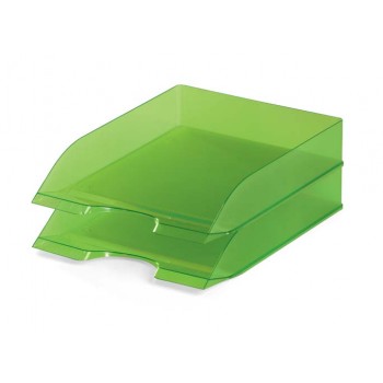 Szuflada na dokumenty Durable Basic zielona przeźroczysta