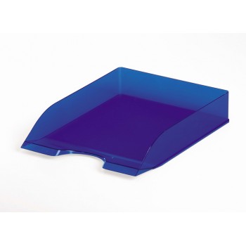 Szuflada na dokumenty Durable Basic niebieska przeźroczysta
