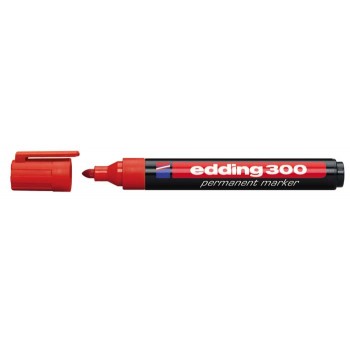Marker permanentny Edding 300 czerwony
