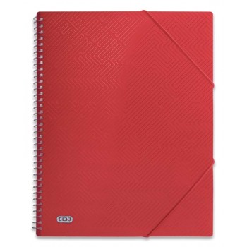 Album ofertowy Elba Urban, A4, 40 koszulek, na spirali, czerwony