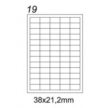 Etykiety samoprzylepne Emerson A4 38x21,2mm