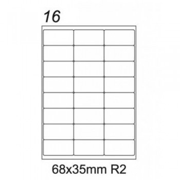 Etykiety samoprzylepne Emerson A4 68x35mm