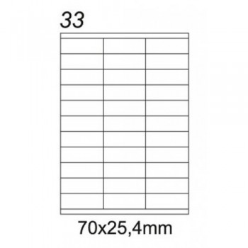Etykiety samoprzylepne Emerson A4 70x25,4mm