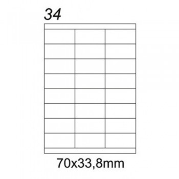 Etykiety samoprzylepne Emerson A4 70x33,8mm